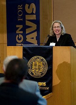 Vice Chancellor Claire Pomeroy © UC Regents