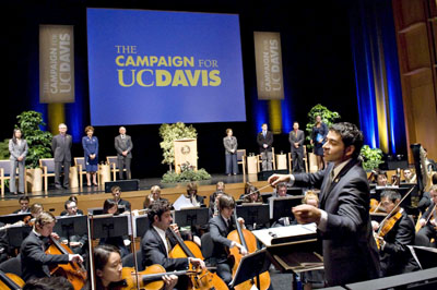 Campaign launch at the Mondavi Center © UC Regents