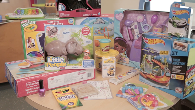 Examples of donations accepted by the UC Davis Children's Hospital