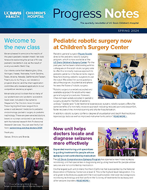 Cover of the current issue of the Pediatric Press