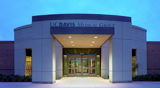 Exterior of UC Davis Health clinic in Elk Grove, California