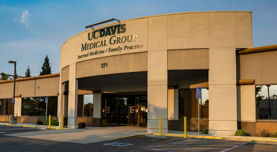 Exterior of UC Davis Health clinic, 271 Turn Pike Drive in Folsom, California