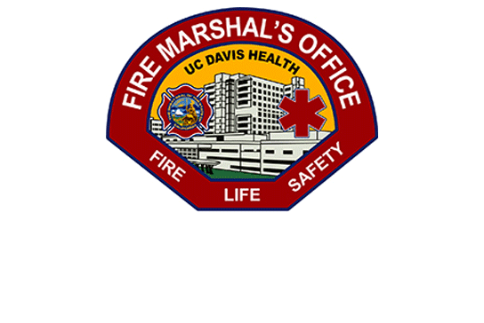UC Davis health Fire Marshal's Office shoulder patch