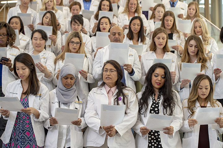 Physician assistant students take oath, mark rite of passage