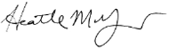 Heather Young signature