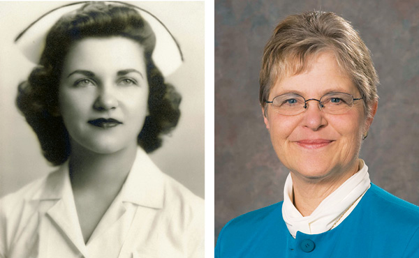 Nurse Jeanette M. Spaulding and daughter Adjunct Professor Jeri Bigbee