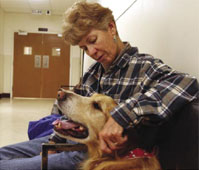 PHOTO -- Dogs are helping their human friends find a cure for cancer, knowledge that will benefit both species.