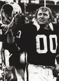 PHOTO — Widely regarded as the best center ever to play the game, Jim Otto was inducted into the Pro Football Hall of Fame in 1980. He and his wife, Sally, now live in Auburn.
