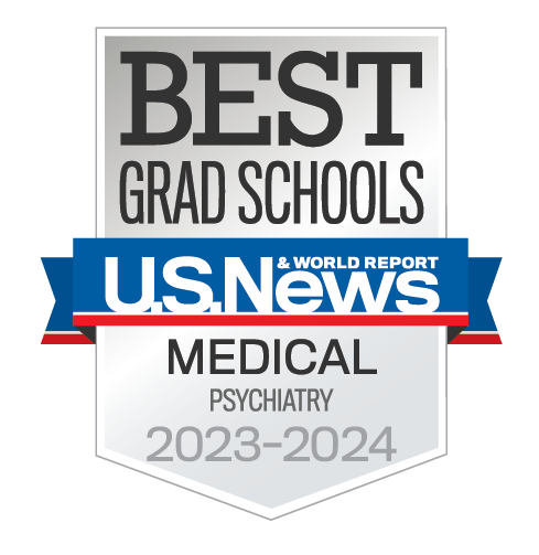 Named a U.S. News & World Report Best Grad School in Psychiatry 2023-24 badge